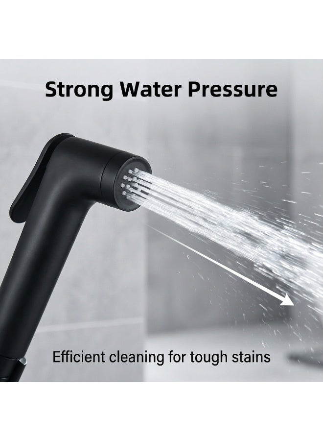 مجموعة شاتاف للبيديت، رشاش بيديت محمول قابل للتعديل للحمام، مجموعة الاستحمام الإسلامية القياسية، مع خرطوم شاتاف لرش البيديت في الحمام - Image 3